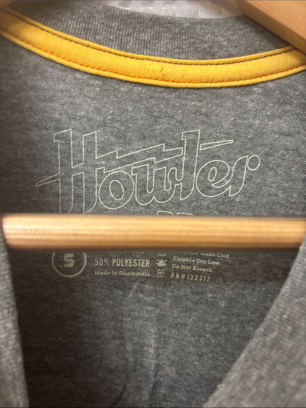 Howler Brothers Gray Tee with Navy Logo - Picture 2 of 8